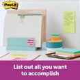 thumbnail image 4 of Post-it® Super Sticky Notes, Miami Collection, lined, 4 in x 6 in (10 cm x 15 cm), 90 Sheets/Pad, 3/Pack, 4 of 9