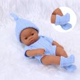 thumbnail image 2 of XZNGL Black Enamel Doll 7-Inch Mini Black Enamel Doll Childrens Toy, 2 of 6