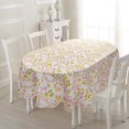 thumbnail image 4 of Country Oval Tablecloth 60x120in for Oval Table Waterproof Floral Table Cloths for Dining Room Indoor Outdoor Table Cloth, 4 of 5