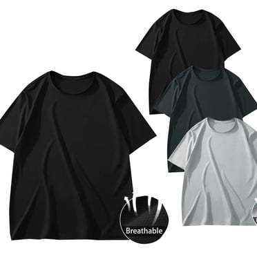 Gifts for Men! Horkkom Mens T Shirt 3 Pack Soft Plain Tshirts for Men Cool Crew Neck Casual Basic Tee Shirt Undershirt
