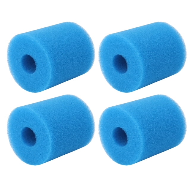 Éponge de Filtre de Remplacement pour Piscine, Éponge de Filtre de Piscine Lavable 4 Pcs TYPE H Réutilisable pour Piscine