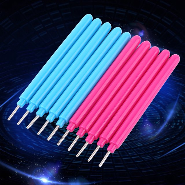 Economic Paper Quilling Slotted Quilling Tool, Paper Quilling, Environmental-Friendly Quilling Pen Quilling Pen, Durable Slotted Quilling Tool 10Pcs Papercarft Plastic Slotted