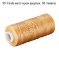 thumbnail image 2 of Unique Bargains Neon Brown Polyester Waxed Leather Sewing Thread, 55 Yards, 2 of 6