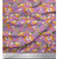 thumbnail image 1 of Cactus, Feuilles & Fleurs Tropicales Imprimé Floral Imprimé par Yard 52 Pouces de Large, 1 of 3