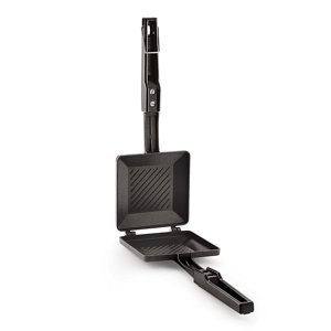 TSTSOLO Grille-pain à gaz ordinaire Solo Standard, noir - 2 Revêtement antiadhésif allemand stratifié