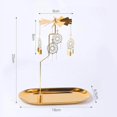 thumbnail image 1 of fastboy Gold Candle Holder Rotating Tea Light Holder Candleholder Decor H, 1 of 8
