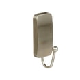 thumbnail image 4 of Command™ Bath Hook BATH33-SN-2EF, Satin Nickel, Small, 2 Hooks, 4 Water-Resistant Strips/Pack, 4 of 8