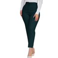 thumbnail image 2 of Lroveb Pantalon Habillé pour Femmes Taille Haute Fuselé Pantalon Décontracté Mode pour Femmes Coupe Ajustée Pantalon Moulant Vert, 2 of 4