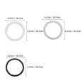 thumbnail image 2 of SKISUNO Kitchen Sink Seal Gasket Accessory With 6Pcs Plastic Rubber EVA Washers For Leak Prevention, 2 of 8