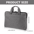 thumbnail image 2 of Sac d'Ordinateur 14 Pouces Housse pour Ordinateur Portable Étui de Voyage pour Ordinateur Portable, 2 of 9