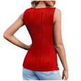 thumbnail image 3 of Timegard Tank Tops for Women Square Neck Solid Color Comfy Slim Casual Sleeveless Shirts Tops Basic Tee, 3 of 6