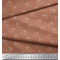 thumbnail image 2 of Soimoi Polyester Crepe Fabric Pug Dog Print Fabric by The Yard 52 Inch Wide, 2 of 3