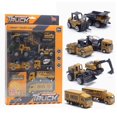 thumbnail image 3 of MesaSe 8Pcs Mini Construction Truck Car Models Road Sign City Map Carpet Kids Toy Set, 3 of 4