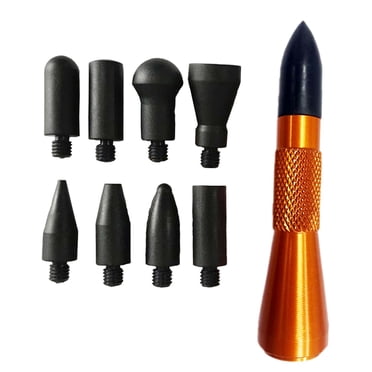 jinwen Outils de Réparation de Bosses Sans Peinture avec 9 Têtes Ensemble Professionnel de Retrait des Bosses de Voiture B