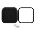 thumbnail image 2 of Fixed RV Window, 500 X 500mm Camper Window  Aluminum Alloy Frame Tempered Glass Waterproof for Yacht Camper, 2 of 7