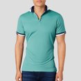 thumbnail image 2 of Chemise à Boutons pour Hommes - Coupe Classique, Col, Tissu Anti-Humidité, 2 of 4