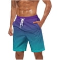 thumbnail image 2 of Weiqiqre Mens Athletic Shorts Swim Trunks Quick Dry Swim Shorts Bathing Suits with Pockets, 2 of 5
