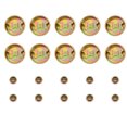 thumbnail image 1 of 20 Pcs Bouchon de Tambour en Acier Bouchon de Tambour Bouchons de Baril 2.4 Pouces et 1.1 Pouces, 1 of 8