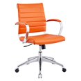 thumbnail image 1 of Modway Jive Office Chair Mid Back, Orange, 1 of 5