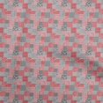 thumbnail image 1 of oneOone Viscose Chiffon Red Fabric Mix Ikat Sewing Craft Projects Fabric Prints By Yard 42 Inch Wide, 1 of 4