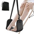 thumbnail image 1 of OUSITAID Airplane Footrest Adjustable Hanging Foot Hammock Portable Plane Leg Rest Foldable Memory Foam Plane Foot Hammock Office Footrests for Airplane Travel Flight Train Office, 1 of 9