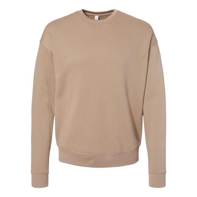 BELLA+CANVAS Molleton à Épaules Tombantes pour Hommes, 2TG, Beige