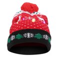 thumbnail image 3 of Tuque Tricotée Tuque Tricotée Lumière Colorée Fête Congé Noël Tuque pour Enfants Adulte#4, 3 of 8