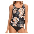 thumbnail image 1 of Women Tankini Swimsuit Tummy Control Top With Shorts Two Piece Bathing Suit, 1 of 6