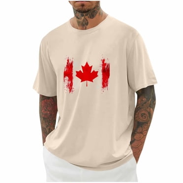 Styesk T Shirts for Man Print Round Neck Casual Fashion Short Sleeve Round-Neck Blouses Shirts