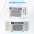 thumbnail image 4 of CazToi Climatiseur de Fenêtre Intelligent 12000 BTU 550 Pi2 115V Wi-Fi et Télécommande, 4 of 7