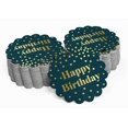 thumbnail image 2 of Inkdotpot Pack Of 50 Happy Birthday Favor Paper Tags Craft Real Gold Foil Hang Tags, 2 of 6