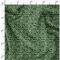 thumbnail image 2 of Soimoi Green Poly Georgette Fabric Tiger Animal Skin Print Fabric by Yard 52 Inch Wide, 2 of 6