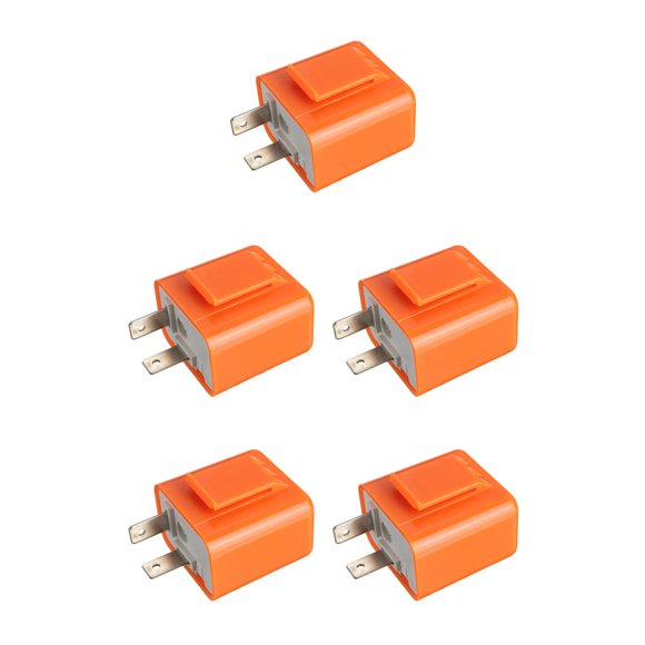 stanreset Clignotants à DEL pour Moto, Indicateur de Signal Clignotant Réglable, Signaux de Moto, Clignotant de Remplacement, Pièces Clignotantes, Orange, 1 Pcs, 5 Ensembles