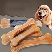 Tongliya (Low-value drainage products) Pet molar bones, cowhide bone-pressed dog chews, pet dog molar food, dog treats, dog molar sticks 5 inches