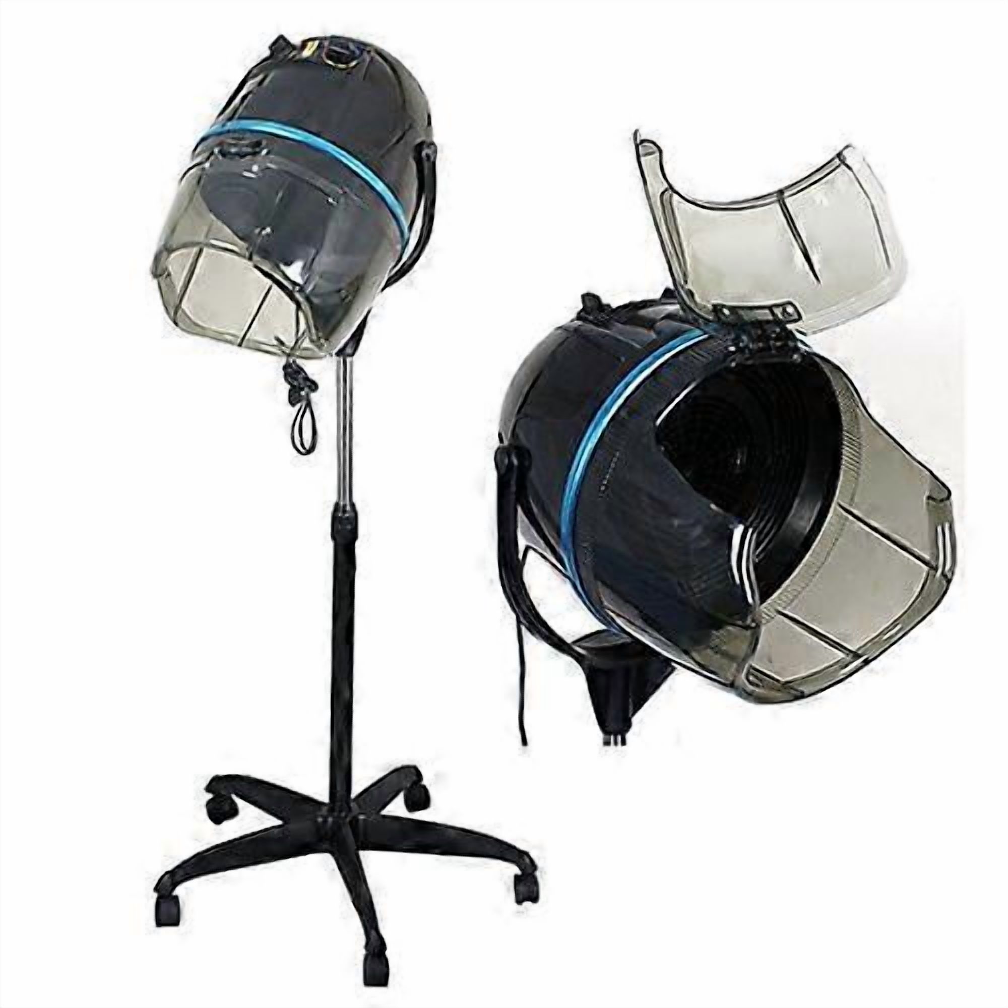 Professional Bonnet Hair Dryer, Stand Up High Speed Blow Dryer w/Rolling Wheels Base, Adjustable for All Hair Types