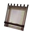 thumbnail image 1 of GROWTH TANK Roman Curtains In Voile Polyester Suitable For Bedroom, Balcony Home And Kitchen Coffee-100×155cm, 1 of 9