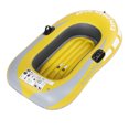 thumbnail image 3 of Inflatablek 2 Person Kids Inflatable Boat Pvc Yellow Pvc Inflatablek Canoe 1 Person Rowing Boat Fishing Drifting Diving, 3 of 7