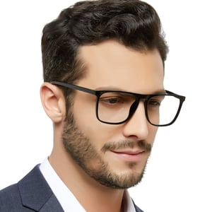 MARE AZZURO Lunettes de lecture carrées 5.0 Hommes avec des lunettes de mode de printemps pour la lecture pour le Père 500