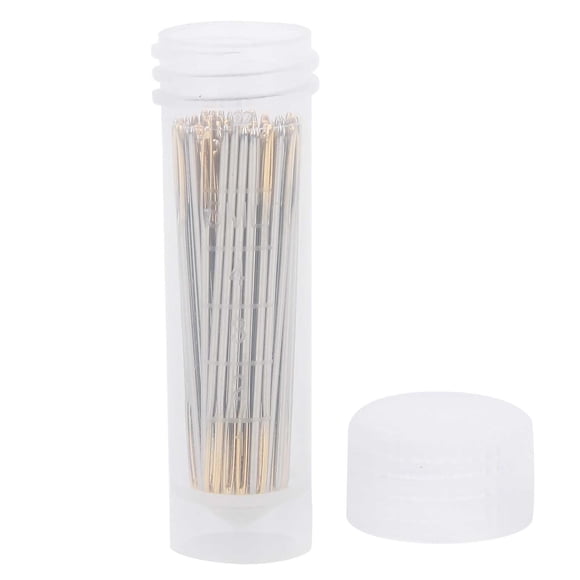 100Pcs Stainless Steel Cross Stitch Needles Sewing Embroidery Needles with Storage Box for Cross Stitching Sewing Crafts