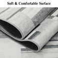 thumbnail image 4 of YUSAZENS 5 x 7 Modern Geometric Abstract Area Rug, Farmhouse Soft Foldable Accent Rug for Dorm, Playroom, Apartment, Non-Slip Carpet for Living Room Gray, 4 of 6