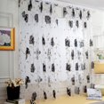 thumbnail image 1 of Fridja 1 PCS Vines Leaves Tulle Door Window Curtain Drape Panel Sheer Scarf Valances, 1 of 3
