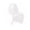 White, variant on Heavenly Collection Matte Plastic Dining Chair