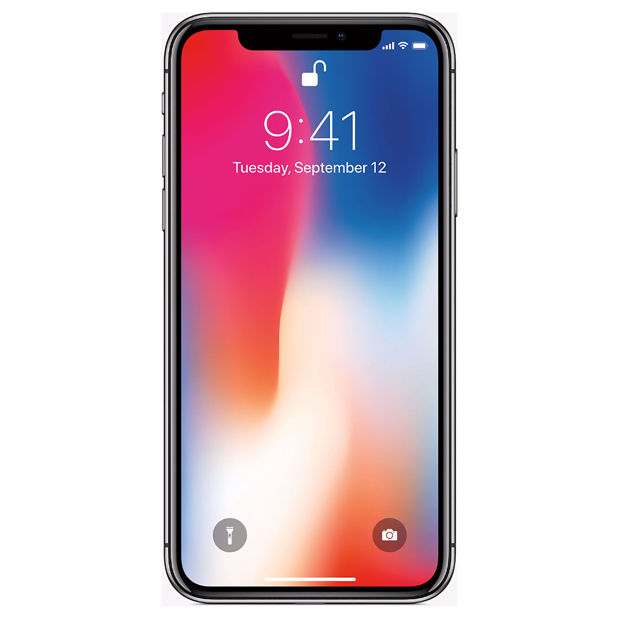 Refurbished Apple iPhone X 64GB Unlocked GSM Phone w/ Dual 12MP