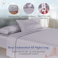 thumbnail image 4 of California Design Den Sheet Sets, Natural 100% Cotton Sheets, Soft Luxury 400 Thread Count Sateen Bedding Sheets Set, Deep Pocket Cooling Sheets, 4 of 8