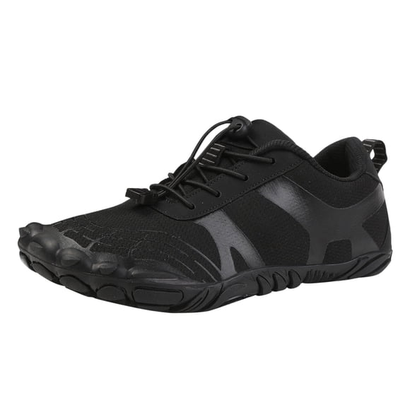 YOUSNH New Five Toe Non Slip Comfortable Creek Swimming and Hiking Shoes Outdoor Versatile Fishing Mountain Climbing and Walking Shoes Womens Fashion Sneakers Black 9.5