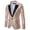 Beige, variant on Amzcrzy Men Coat Men's Solid Color Sequin Performance Dress Party Suit Jacket Men's Fashion Jackets for Men Men's Clothing