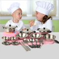 thumbnail image 1 of 20 Pcs Casseroles en Acier Inoxydable Miniatures Jouet de Cuisine Cadeau pour Enfant, 1 of 6