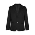 thumbnail image 1 of Raenseen Garçons Enfants Sport Blazer Gentleman Manches Longues Coupe Classique Veste de Complet à Revers Manteau à Simple Boutonnage Vêtement d'Extérieur Noir 6, 1 of 6