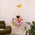 thumbnail image 3 of Novel Stuffed Animal Net Or Hammock Macrame Plush Toy Display One Hook Only, 3 of 4