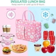 thumbnail image 4 of Meitianfacai Single-Shoulder Lunch Bag Large-Capacity Outdoor Picnic Bag Fresh-Keep Ice Pack, 4 of 5